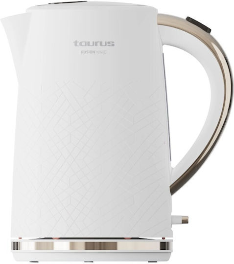 Taurus Fusion Βραστήρας 1.7lt 2200W Λευκός