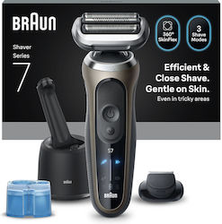 Braun Series 7 Electric Shaver Smartcare Center +1 Attachment 72-c7200cc Gold Health Personal Care