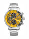 CAT Sail Men's Watch Battery with Silver Metal Bracelet