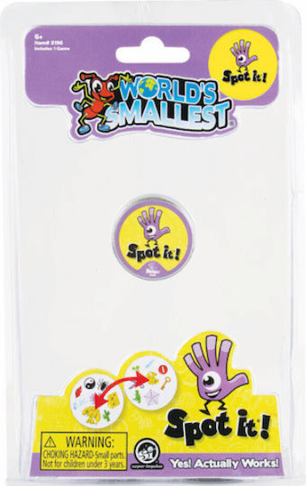Настолна игра Spot It 6+ години World's Smallest