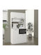 Tuco 2 Bodenstehender Schrank White 90x40x180cm