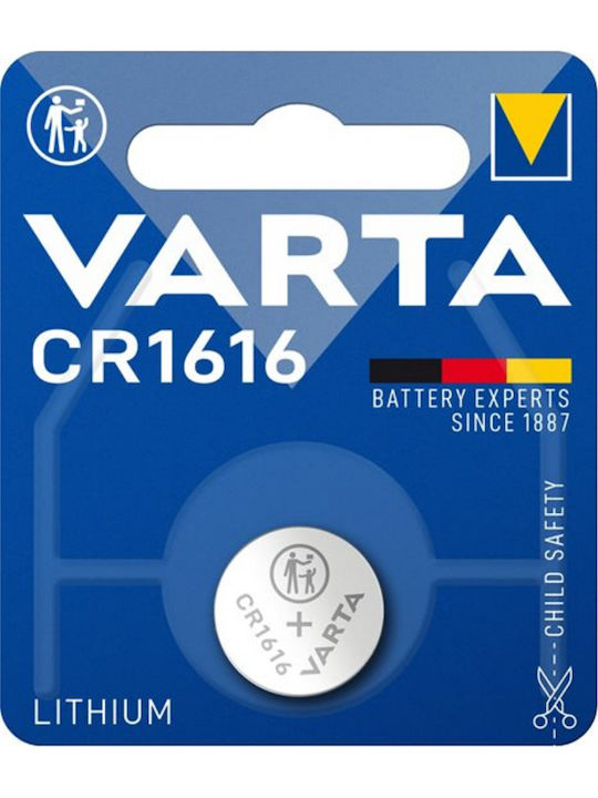 Varta Lithium Watch Battery CR1616 3V 1pcs