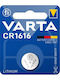 Varta Lithium Watch Battery CR1616 3V 1pcs