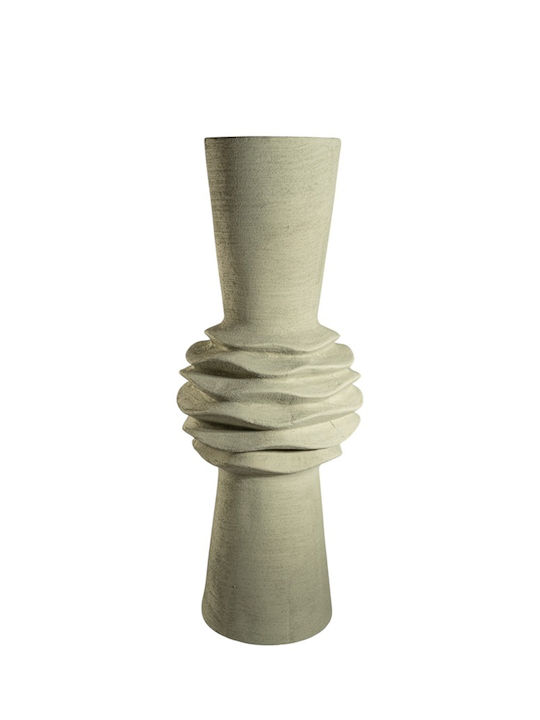 Zen Collection Διακοσμητικό Βάζο Κεραμικό Πράσινο Φ18xΥ47.5cm