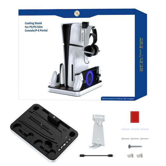 Jys Stand for 2 Controllers PS5 / PS5 Slim Black YR548P