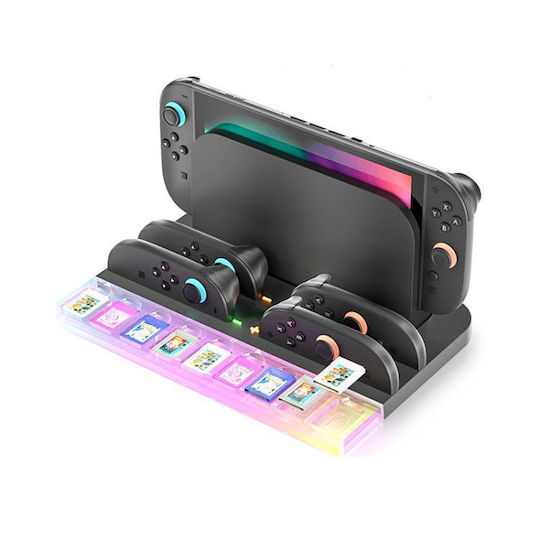 Βάση Φόρτισης για 4 χειριστήρια Switch 2 Πορτοκαλί KF910A