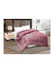 Silk Fashion Duvet Cover Queen 220x240cm Solid Rust Red 320 GSMGsm