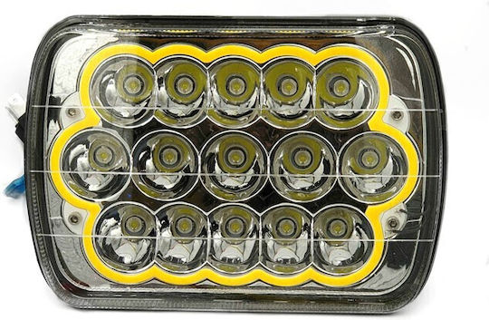 LED 45W 17.78cm με Κίτρινο Φωτισμό 1τμχ