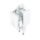 Joyroom GaN Charger with 2 USB-C Output Ports and USB-C Cable USB-C 45W Power Delivery White