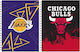 NBA Spiral Heft Geregelt B5 70 Blätter 2 Themen 1Stück (Μiverse Designs)