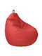 Pouf Pear Waterproof Musa Pear Red 70x70x80cm A2MOUSE Red