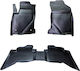 Rubber Car Mats Deep Sides Compatible with Toyota Hilux 4-Door Model 2015-Present