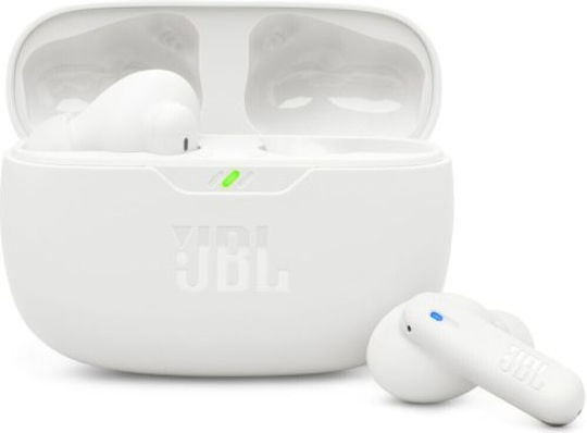 JBL Vibe Beam 2 In-ear Bluetooth Handsfree Ακουστικά με Αντοχή στον Ιδρώτα και Θήκη Φόρτισης Λευκά