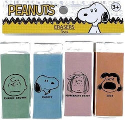 Peanuts Friends 4 Stück Radiergummis Back Me Up