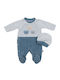 Papillon Kids Babystrampler Langärmliges mit Mütze Sky Blue