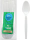 Lux Plast Reusable Spoon Plastic 10pcs