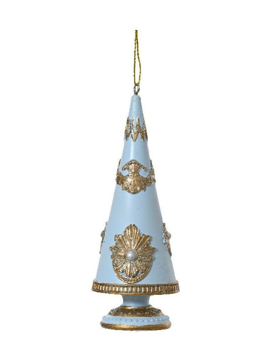 Christmas Decorative Plastic Tree 12cm Light Blue Tree