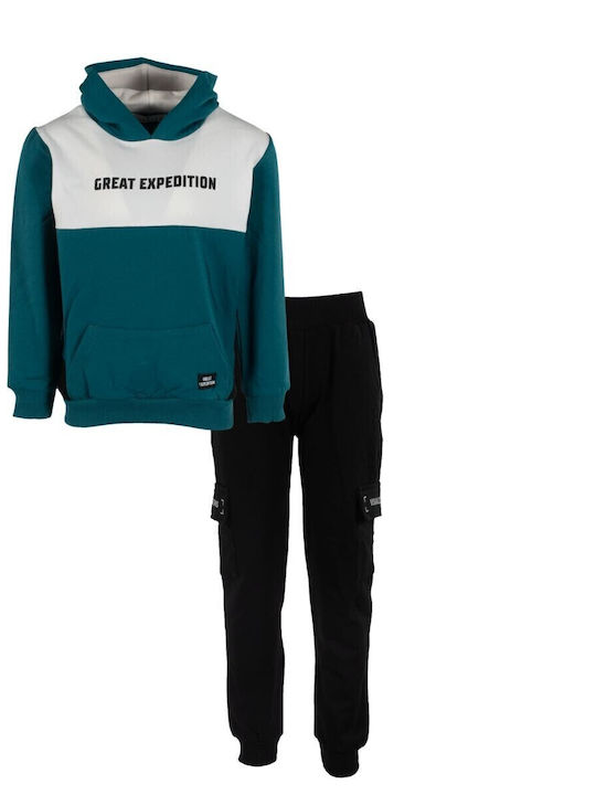 Hashtag Kids Sweatpants Set Green 2pcs
