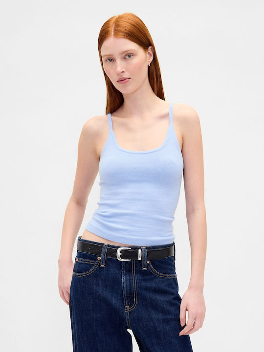 GAP Γυναικείο Αθλητικό Crop Top Αμάνικο Fast Dr...