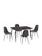 Sufragerie Raven 5buc 70x120buc