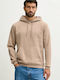 Flag Sweatshirt mit Kapuze Brown