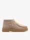 Torhill Leather Women's Ankle Boots with Fur Beige