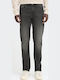 Men's Jeans Pants Elastic with Slim Fit Black