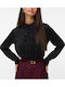 Women's Long Sleeve Shirt Black 10335828