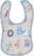 Kamtex Baby Waterproof Bib Plastic Sky Blue