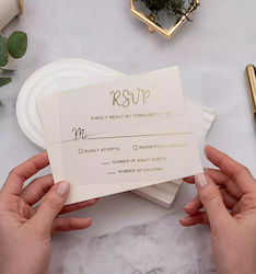 Transparent Wedding Place Card White Envelope – RSVP Or Menu Code Er53 50 Pieces