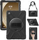 Solid 360 Umschlag Rückseite Schware (Samsung Galaxy Tab A9 Plus (X210 / X215 / X216)) 660204702A