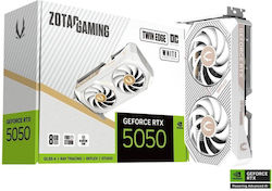 Zotac GeForce RTX 5050 8GB GDDR6 Twin Edge White Graphics Card Zotac GeForce RTX 5050 8GB GDDR6 Twin Edge White Graphics Card
