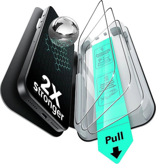 ESR Ultrafit Tempered Glass 3pcs (iPhone 17 Pro Max / iPhone 16 Pro Max)