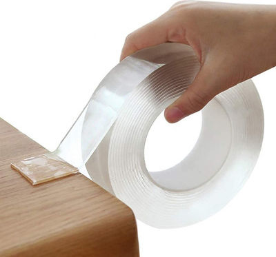 Adhesive Self-Adhesive Double-Sided Tape Transparent 28mmx3m 1pcs