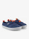 Kinder Sneaker Barfuß Slip-On Marineblau