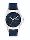 Calvin Klein Reset Ανδρικό Ρολόι 42mm Μπαταρίας με Μπλε Μεταλλικό Μπρασελέ