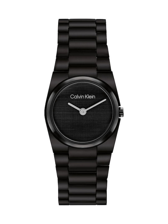 Calvin Klein Unite Ceas de Damă cu Negru Brățară Metalică
