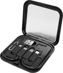 Powertech USB to Type-C / micro USB / Lightning Cable 0.3m CAB-U162 Powertech USB to Type-C / micro USB / Lightning Cable 0.3m CAB-U162