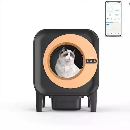 Katzenklo Selbstreinigend Offen Ellenpent Elektrische Katzentoilette Fr  Groe Katzen Mit App-Steuerung Katzenklo Geruchskontrolle