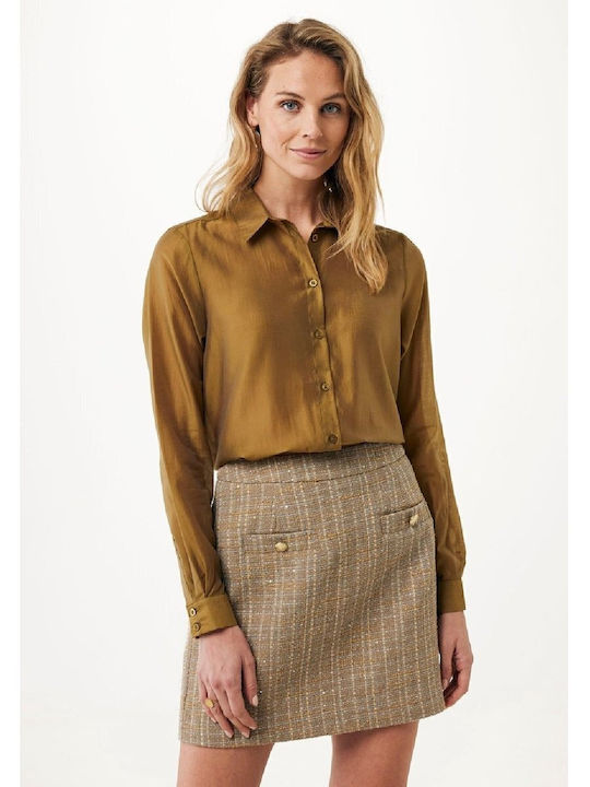 Women's Long Sleeve Shirt Woods Green, Green