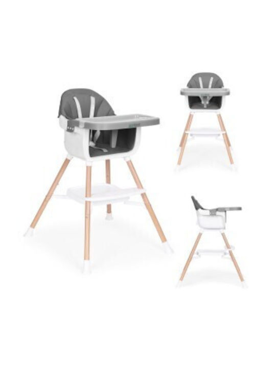 Ecotoys Baby Highchair 2 in 1 Gray HC508
