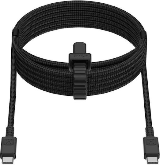 Xtorm USB 2.0 Cable USB-C male - USB-C 240W PD Μαύρο 3m CX3101