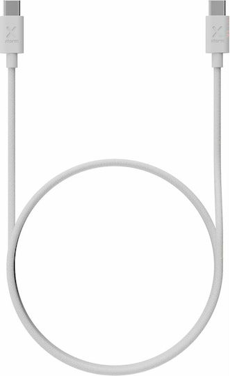 Xtorm USB 2.0 Cable USB-C male - USB-C 100W White 1m (CXG2070)