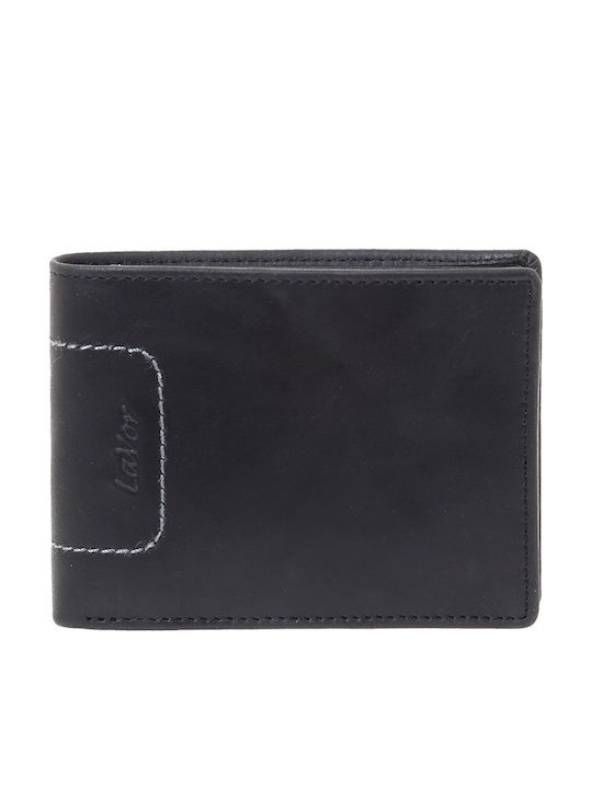 Lavor Leather Men's Wallet Classic with RFID Black