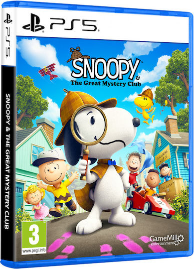 Snoopy & the Great Mystery Club PS5 Game