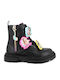 Anatomisch Kinderstiefel mit Reißverschluss Schwarz