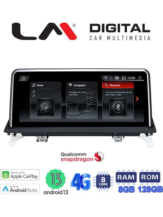 LM Digital Car Audio System for BMW X5 (E70) / X6 / X6 (E71) 2006 2010 Bluetooth USB Wi-Fi GPS Apple CarPlay Android Auto