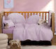 Nef-Nef Homeware Best Friends Crib Bumpers Classic for the Crib Rails Lilac 40cm