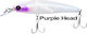 Ryuji Nălucă Artificială 8buc/12gr Purple Head