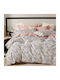 Ravelia Duvet Cover Set Cotton Satin Queen with 2 Pillowcases 230x250 Sateen Patricia White